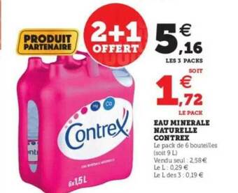 Eau Minérale Naturelle Contrex