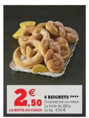 Super U 4 Beignets offre