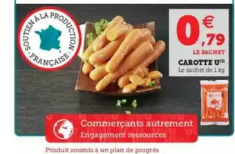 Super U Carotte U offre