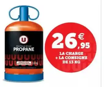 U Propane La Charge + La Consigne De 13 Kg