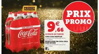Super U Coca-cola Regular Ou Coca-cola Sans Sucres offre