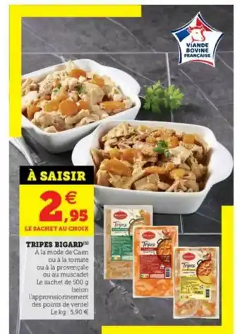U Express Tripes Bigard offre