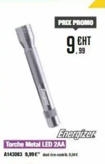 Torche Métal Led 2aa Energizer