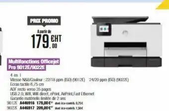 Multifonctions Officejet Pro 9012e-9022e