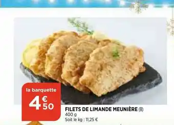 Maximarché Filets De Limande Meunière offre