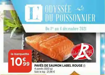 Maximarché Pavés De Saumon Label Rouge offre