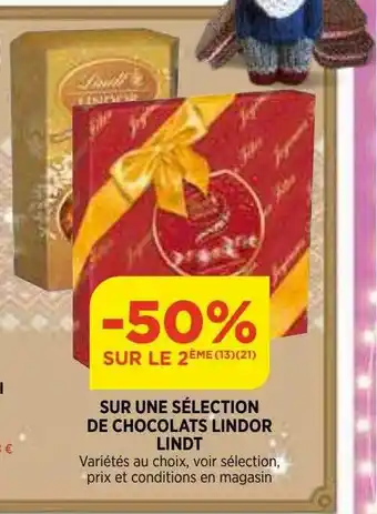 Chocolats Lindor Lindt