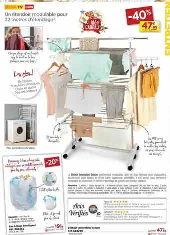 Teleshopping Séchoir Innovation Deluxe offre