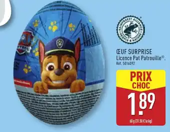 ALDI Œuf surprise offre