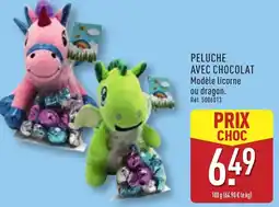 ALDI Peluche avec chocolat offre