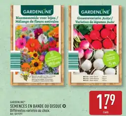 ALDI GARDENLINE® Semences en bande ou disque offre