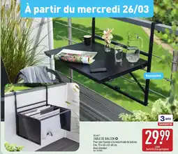 ALDI BELAVI Table de balcon offre