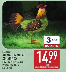 ALDI CASALUXⓇ Animal en métal solaire offre