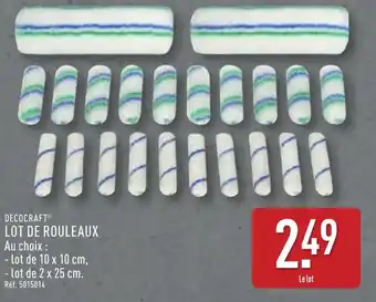 ALDI DECOCRAFT® Lot de rouleaux offre