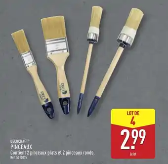 ALDI DECOCRAFT Pinceaux offre