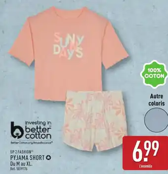 ALDI UP 2 FASHION Pyjama short offre