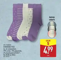 ALDI UP 2 FASHION Chaussettes offre