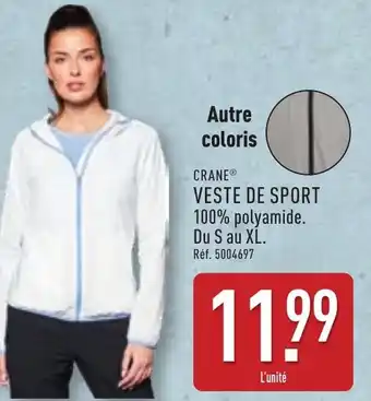 ALDI CRANE® Veste de sport offre