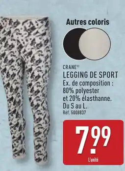 ALDI CRANE® Legging de sport offre