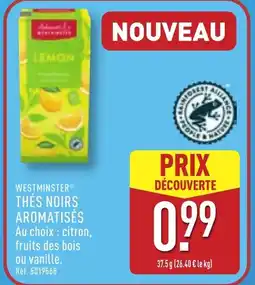 ALDI WESTMINSTER® Thés noirs aromatisés offre