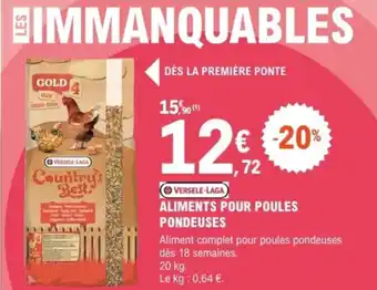 E.Leclerc Brico Aliments pour poules pondeuses offre