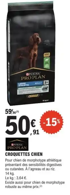 E.Leclerc Brico PURINA PRO PLAN Croquettes chien offre