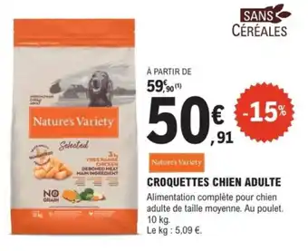 E.Leclerc Brico Croquettes chien adulte offre