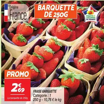 Netto Fraise gariguette offre