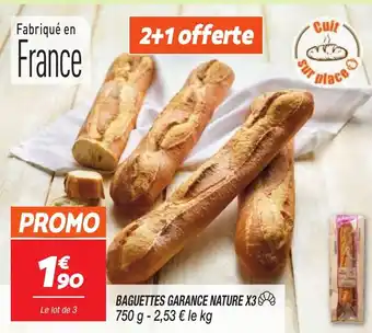 Netto Baguettes garance nature offre