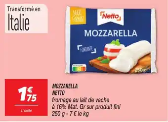 Netto NETTO Mozzarella offre