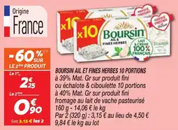 Netto BOURSIN Ail et fines herbes 10 portions offre