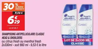 Netto HEAD & SHOULDERS Shampooing antipelliculaire classic offre