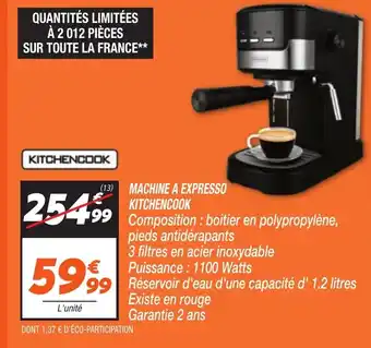 Netto KITCHENCOOK Machine a expresso offre