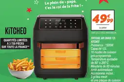 Netto Friteuse air chaud kitcheo offre