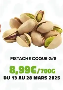 Hmarket Pistache coque g/s offre