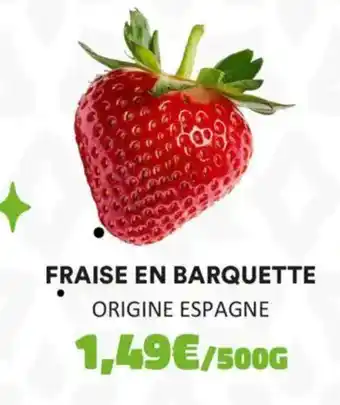 Hmarket Fraise en barquette offre