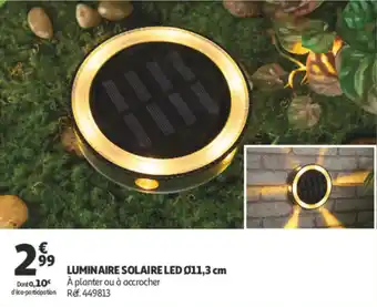 Auchan Luminaire solaire led offre