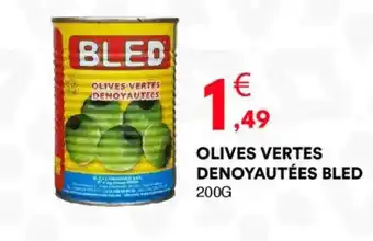 Hmarket BLED Olives vertes denoyautees offre