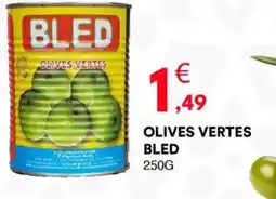 Hmarket BLED Olives vertes offre