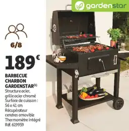 Auchan Barbecue charbon gardenstar offre