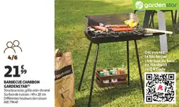 Auchan Barbecue charbon gardenstar offre