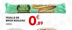 Hmarket Feuille de brick rouleau offre