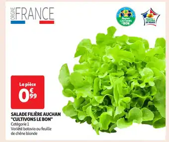 Auchan Supermarché Salade filière auchan offre