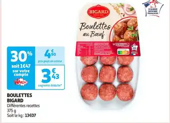 Auchan Supermarché Boulettes offre