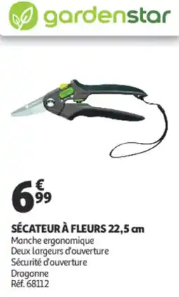 Auchan Sécateur à fleurs offre