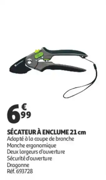 Auchan Sécateur à enclume offre