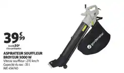 Auchan Aspirateur souffleur broyeur 3000 W offre