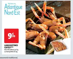 Auchan Supermarché Langoustines cuites offre