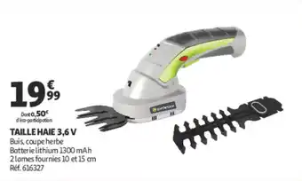 Auchan Taille haie 3,6V offre