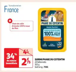 Auchan Supermarché Surimi phare du cotentin offre